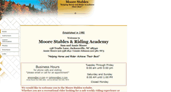 Desktop Screenshot of moorestables.com